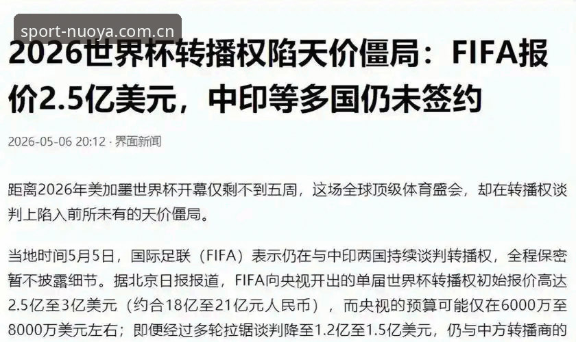 诺亚体育账号评测 资深用户分享:世界杯观赛遇冷背后,诺亚体育平台带你解读签证困局